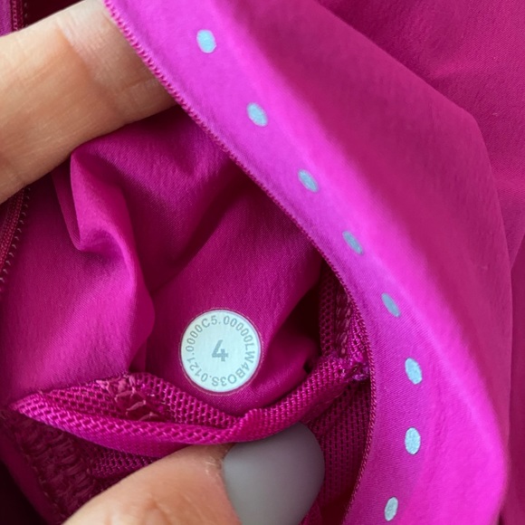 Lululemon Fast and Free Windbreaker- Vivid plum - Picture 4 of 4